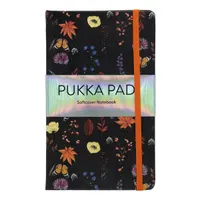 Pukka Pad A17357BL2 Bloom 192 oldalas fekete A5 gumiszalagos napló