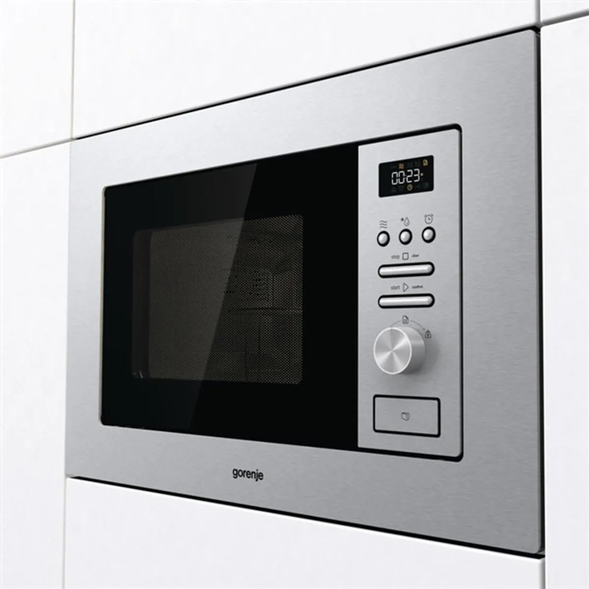 Gorenje 740247 BM201AG1X inox 800W 20L beépíthető mikrohullámú sütő #3