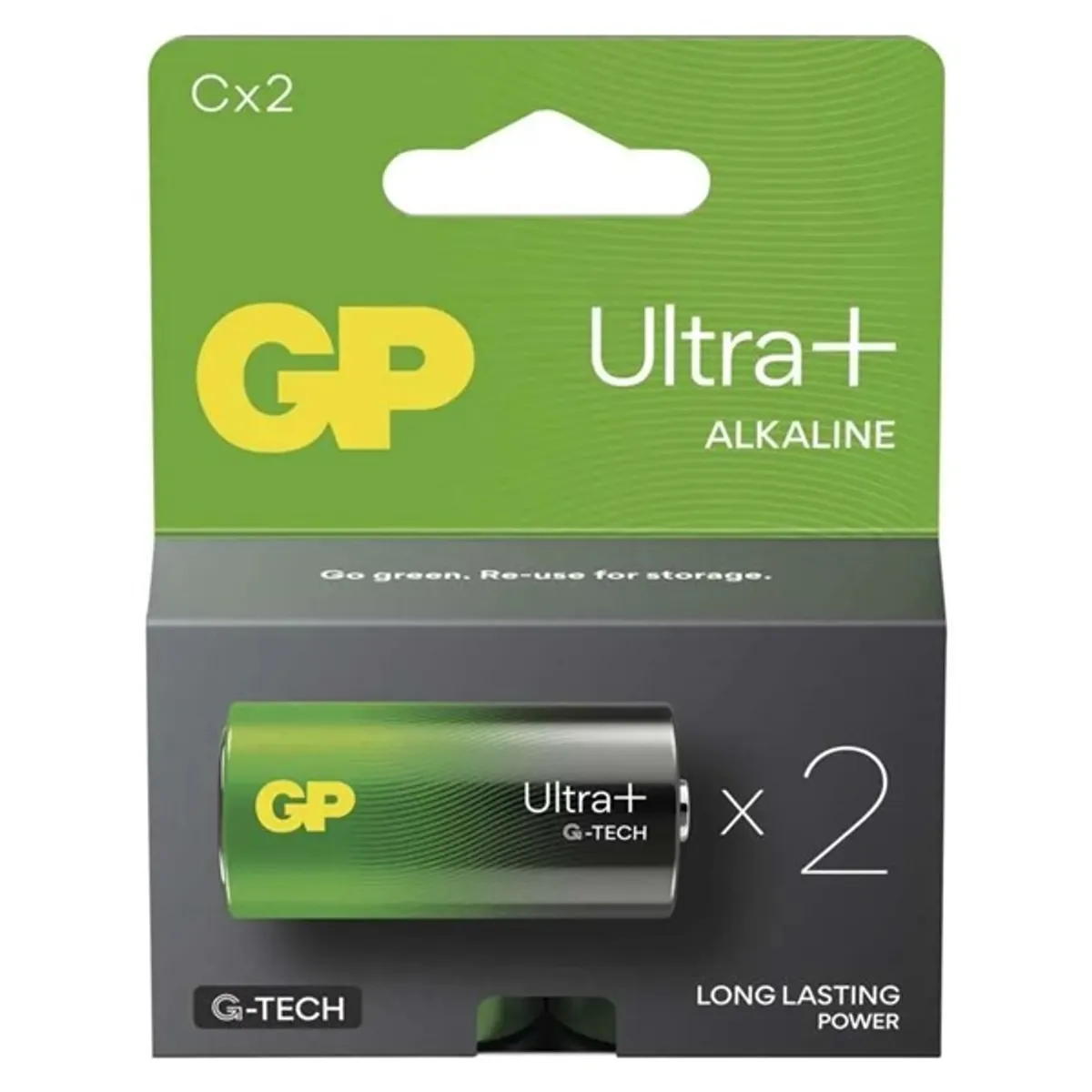GP Batteries B03312 Ultra Plus LR14 C bébi alkáli elem 2db #1