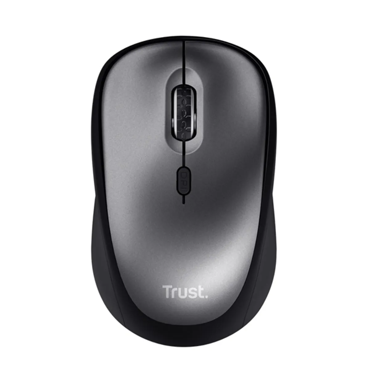 TRUST 24549 Yvi Silent Wireless Mouse 800-1600 DPI RF 2,4 GHz USB vevőegység PCR 83 százalékban újrahasznosított kompakt jobbkezes 4 gomb AA elem 12 hónap #2