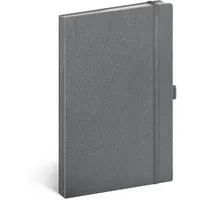 REALSYSTEM A-33214 Vivella 13x21 cm szürke vonalas notesz