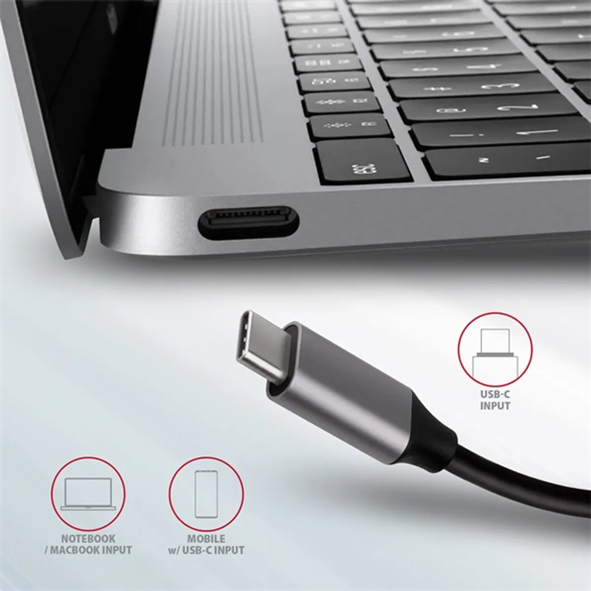 AXAGON HMC-6M2 6in1 dokkoló M.2 SATA USB-C PD60W HDMI 4K RJ45 #8