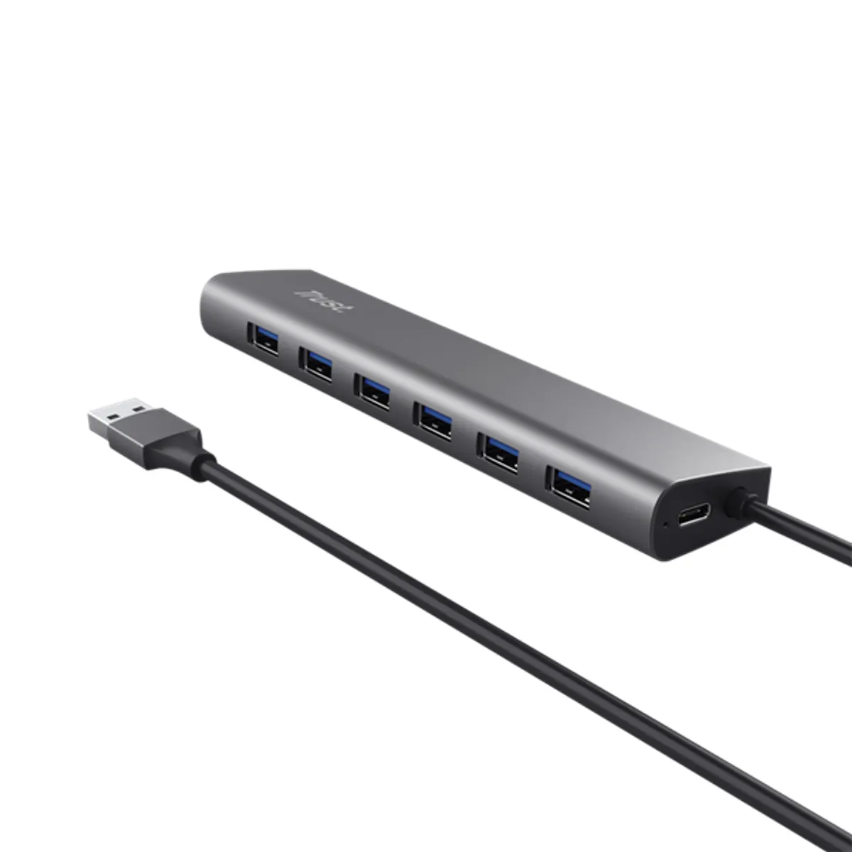 Trust 24967 Halyx 8-portos usb hub táp nélküli #6