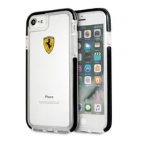 Ferrari FEGLHCP7BK Tok műanyag átlátszó-fekete iPhone 7 Apple fényes 4,7" #2