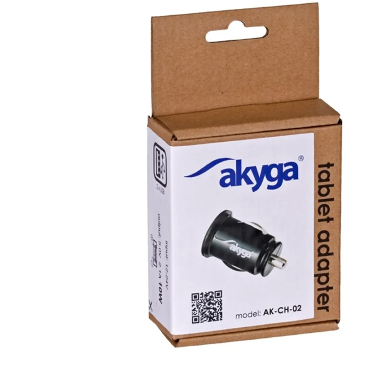 AKYGA AK-CH-02 autós töltő 2x USB 12-24V 5V-2,1A #3