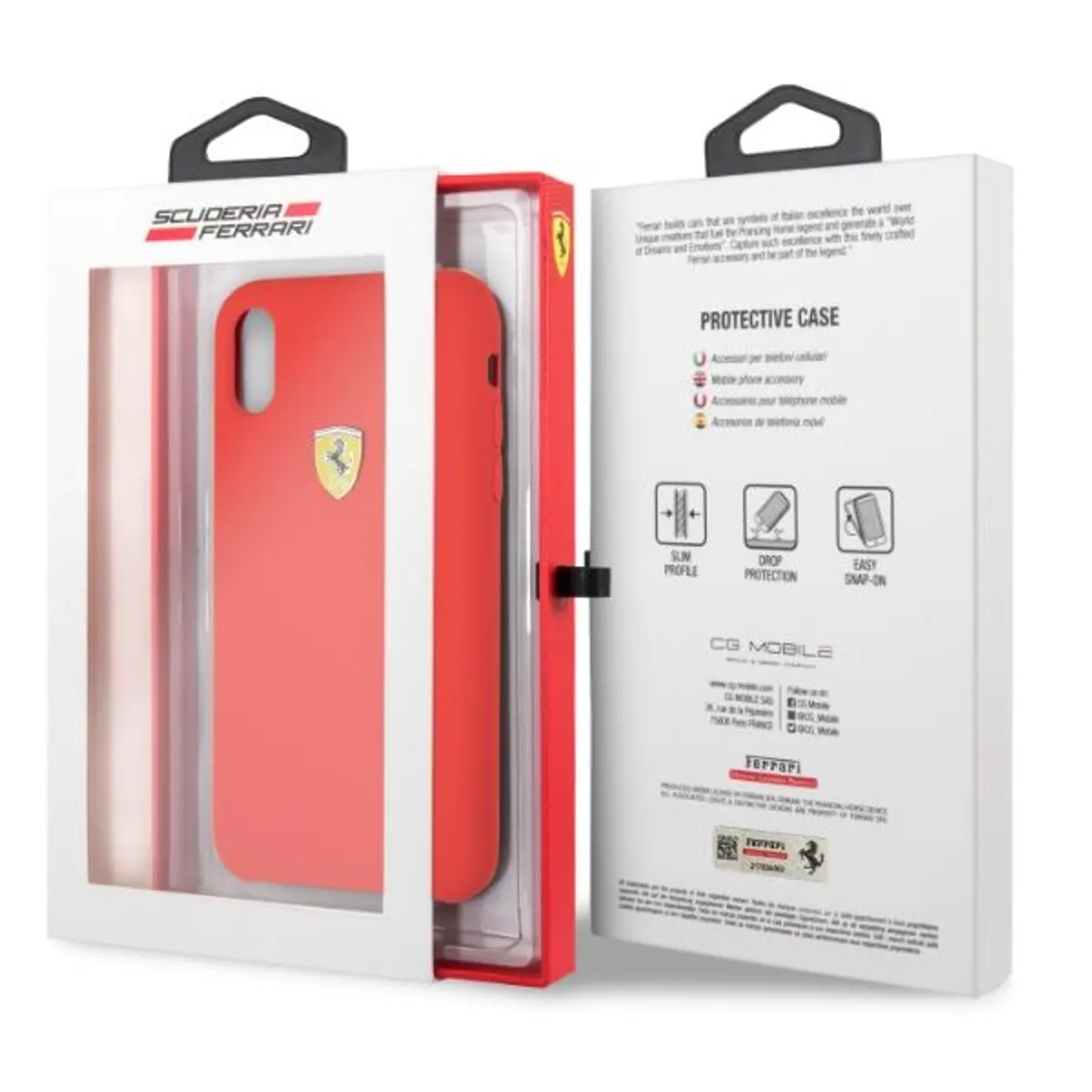 Ferrari FESSIHCI61RE SF iPhone XR tok szilikon piros Apple 6.1" #3