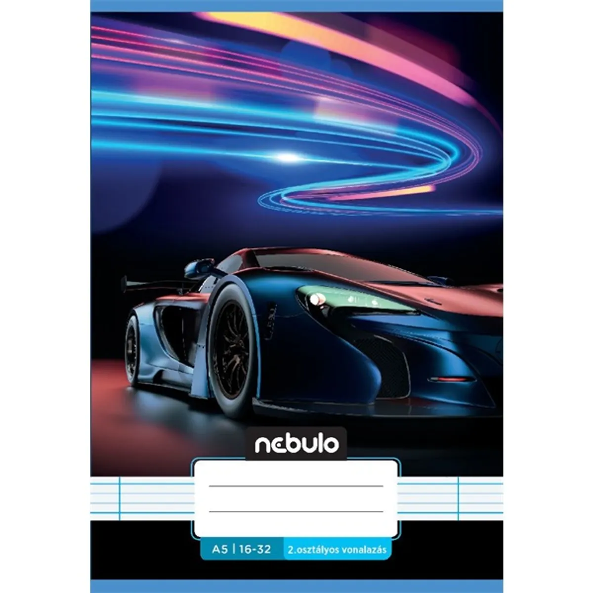 Nebulo VO2-VM-A5 füzet vonalas A5 32 lap tűzött 2.osztályos #4