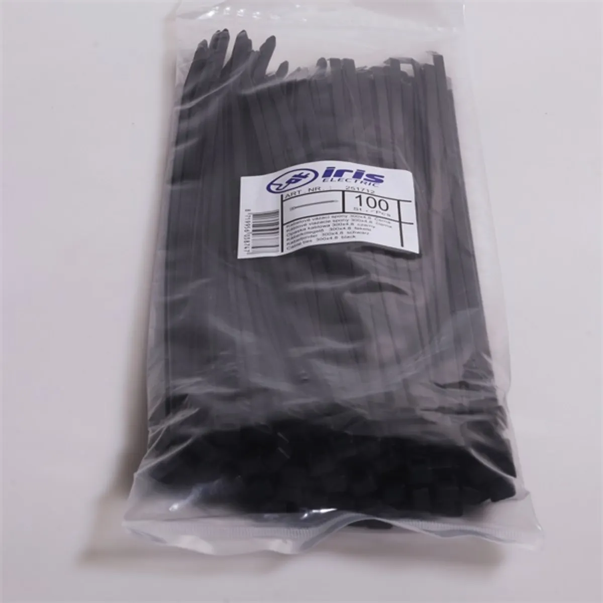 Iris 110379072 kábelkötöző 780x9,0 mm fekete UV álló PA6.6 karbon UL94-V2 100 db #3