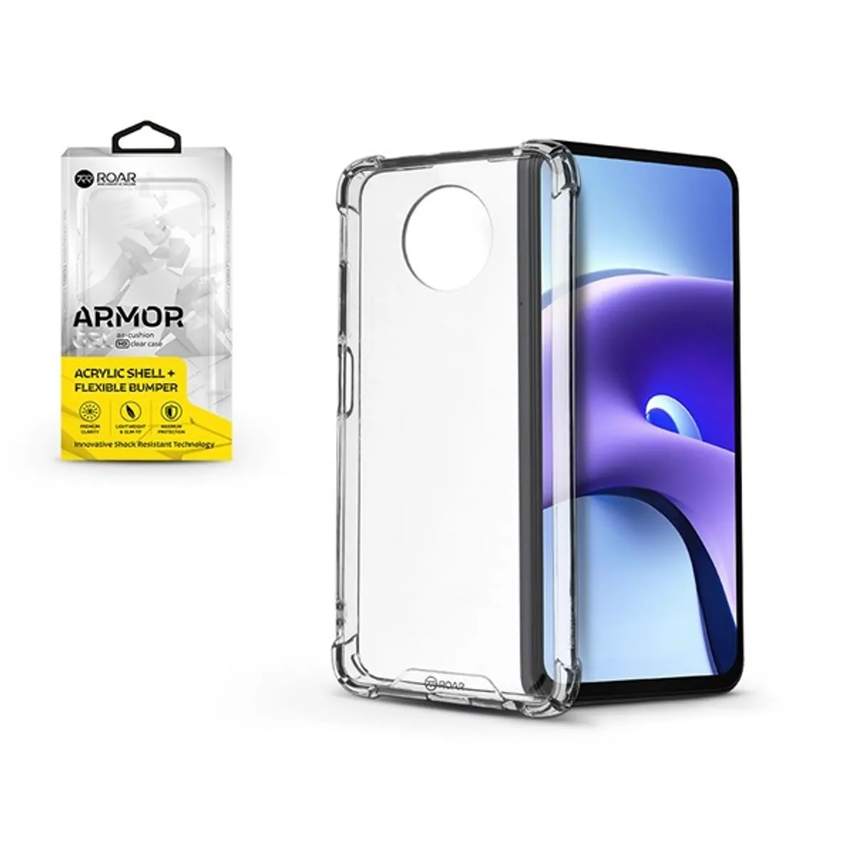 ROAR KC0696 Armor gel szilikon átlátszó Redmi Note 9T Xiaomi #1