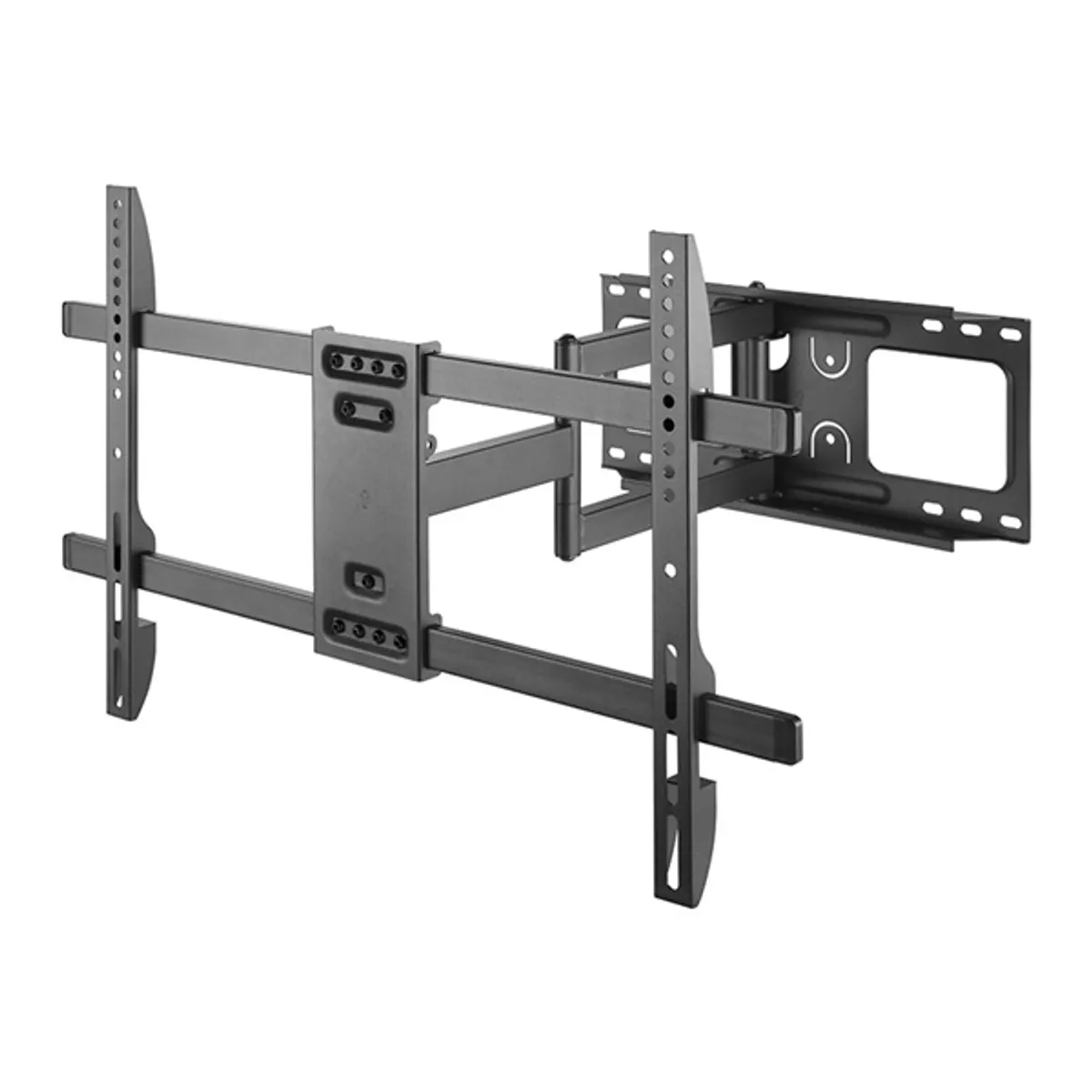 STELL 35057263 SHO 5620 Fali konzol 32"-70" VESA 200x100-600x400 45 kg forgatható 90 dőlés 15 csavaros rögzítés acél fekete kábelrendező #2