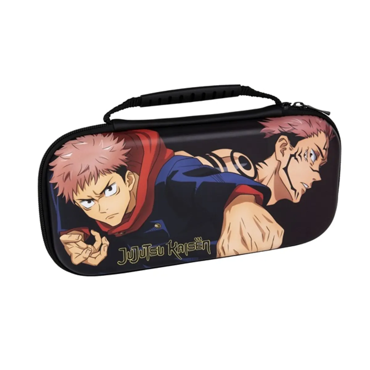 KONIX KX-JUJU-NS-CB-DK Jujutsu Kaisen Nintendo Switch utazó tok fekete barna PVC #2