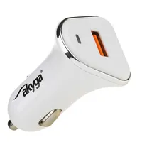 AKYGA AK-CH-07 autós töltő USB-A 12-24V bemenet 5-12V 3A 18W Quick Charge 3.0 #2