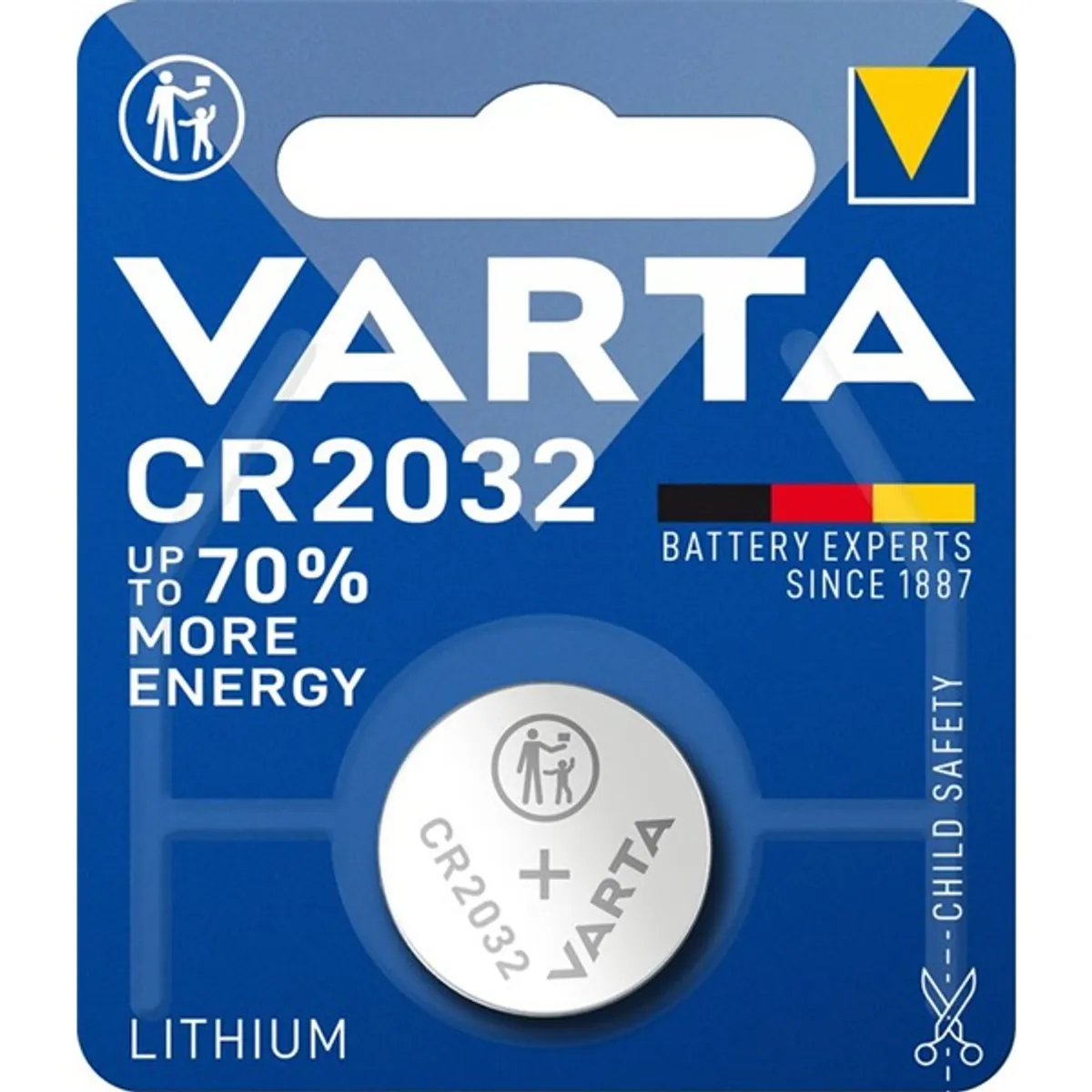 VARTA 6032112401 CR2032 lítium gombelem 1db bliszter #3