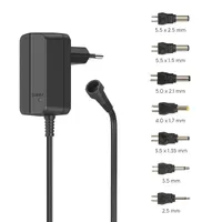 HAMA 00223611 univerzális hálózati adapter fekete 4W 7 csatlakozódugók Euro dugó