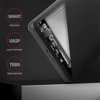 AXAGON EE25-SL Slide Box 2.5" külső HDD/SSD ház USB 3.2 Gen 1, SATA III 6 Gb/s #4