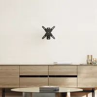 SBOX LCD-223-2 13"-43" dönthető, forgatható, VESA 75x75-200x200, max terhelhetőség 20 kg, fekete acél, kábelrendező #8