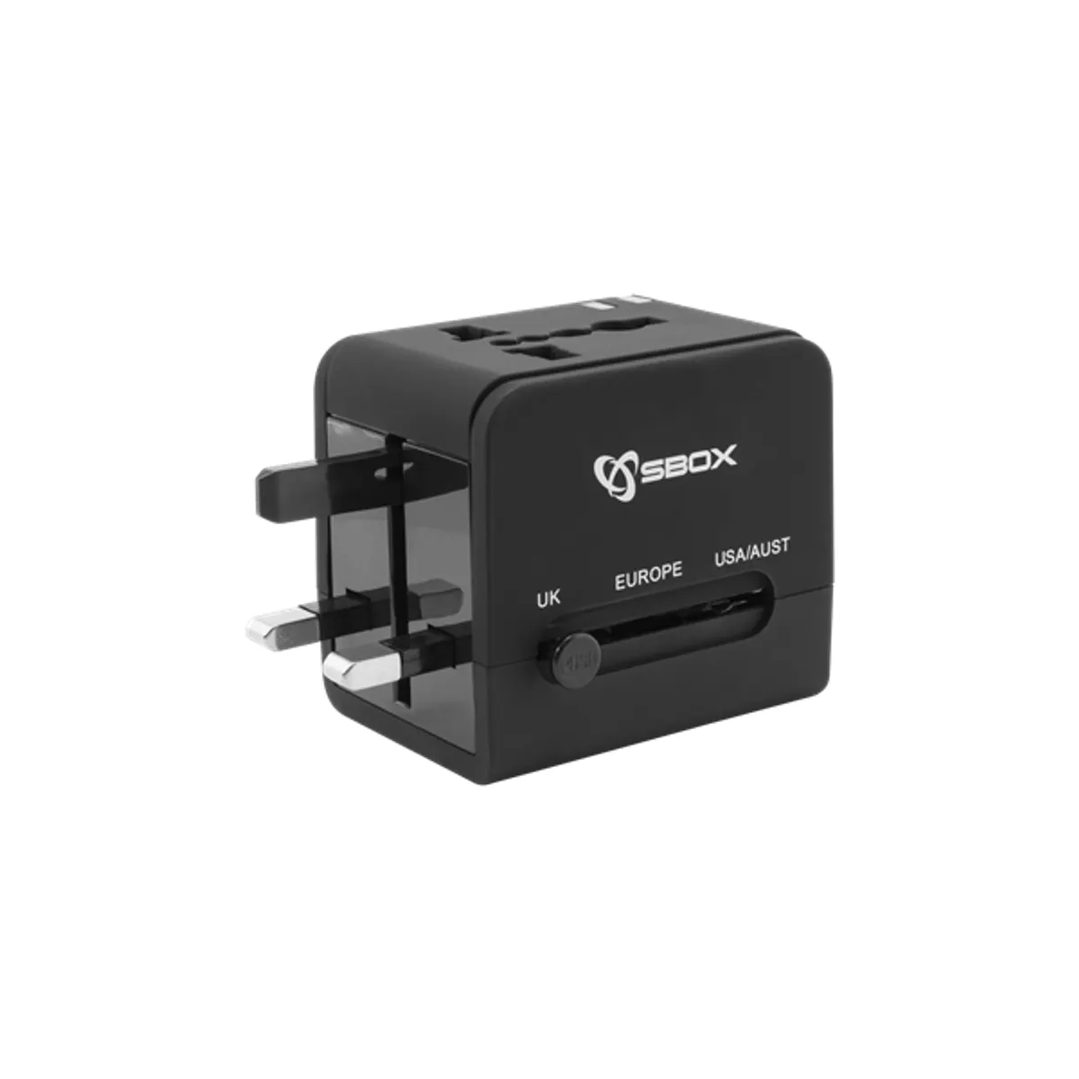 SBOX TA-23 65W HP laptop töltő adapter fekete USB USB #4