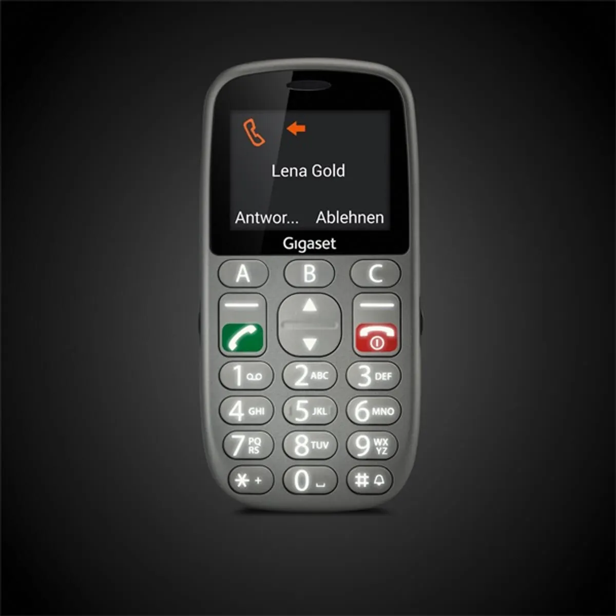 Gigaset S30853-H1177-R601 GL390 senior dual sim 2,2" ezüst SOS gomb #4