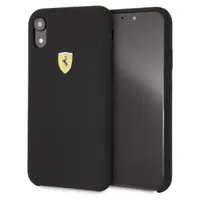 Ferrari FESSIHCI61BK iPhone XR tok szilikon fekete Apple kompatibilitás 6,1"