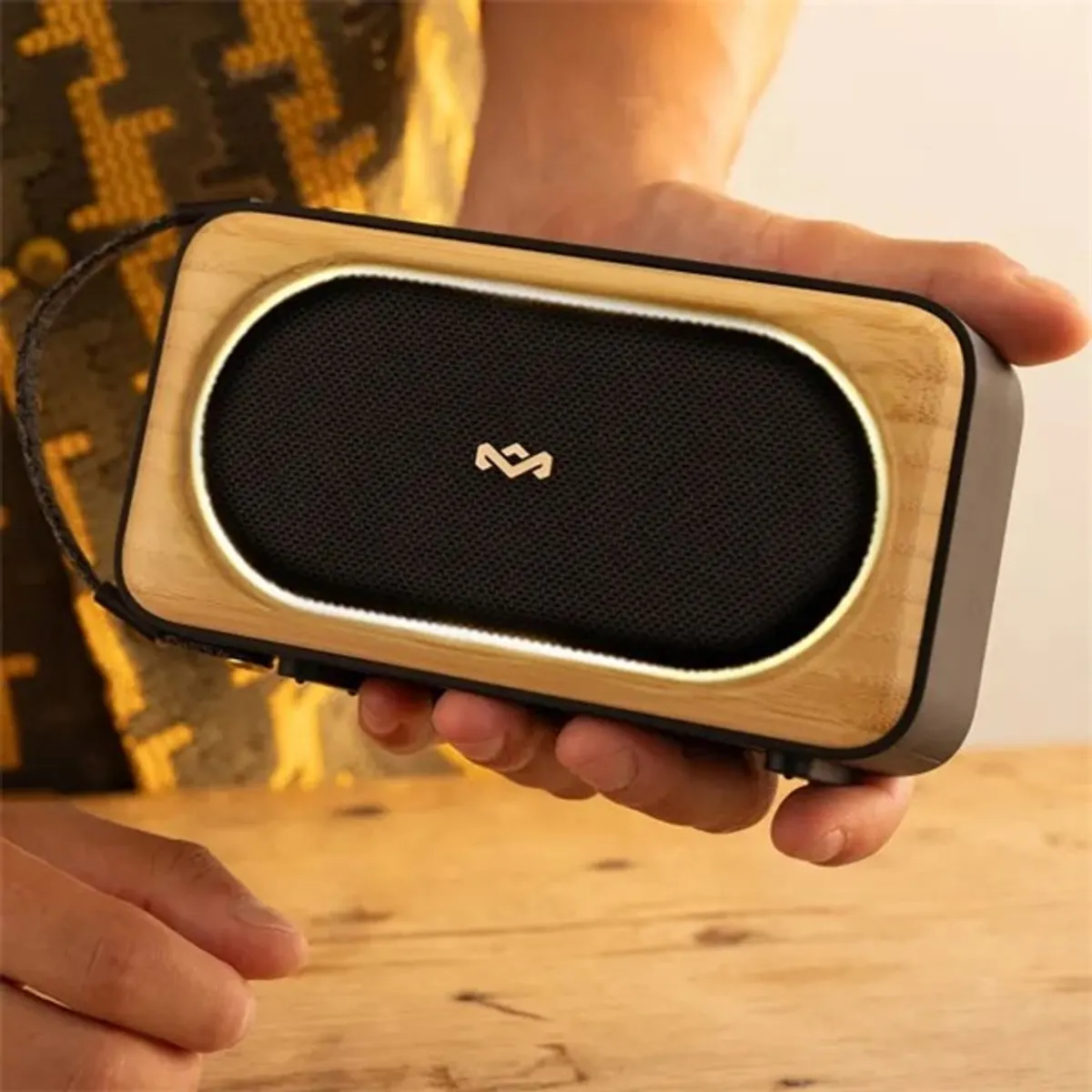 MARLEY EM-JA023-SB Roots Bluetooth hangszóró fekete, 14 óra, IP67, hordozható #6