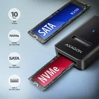 Axagon ADM2-AM USB-A 3.2 Gen2 M.2 NVMe SATA #2