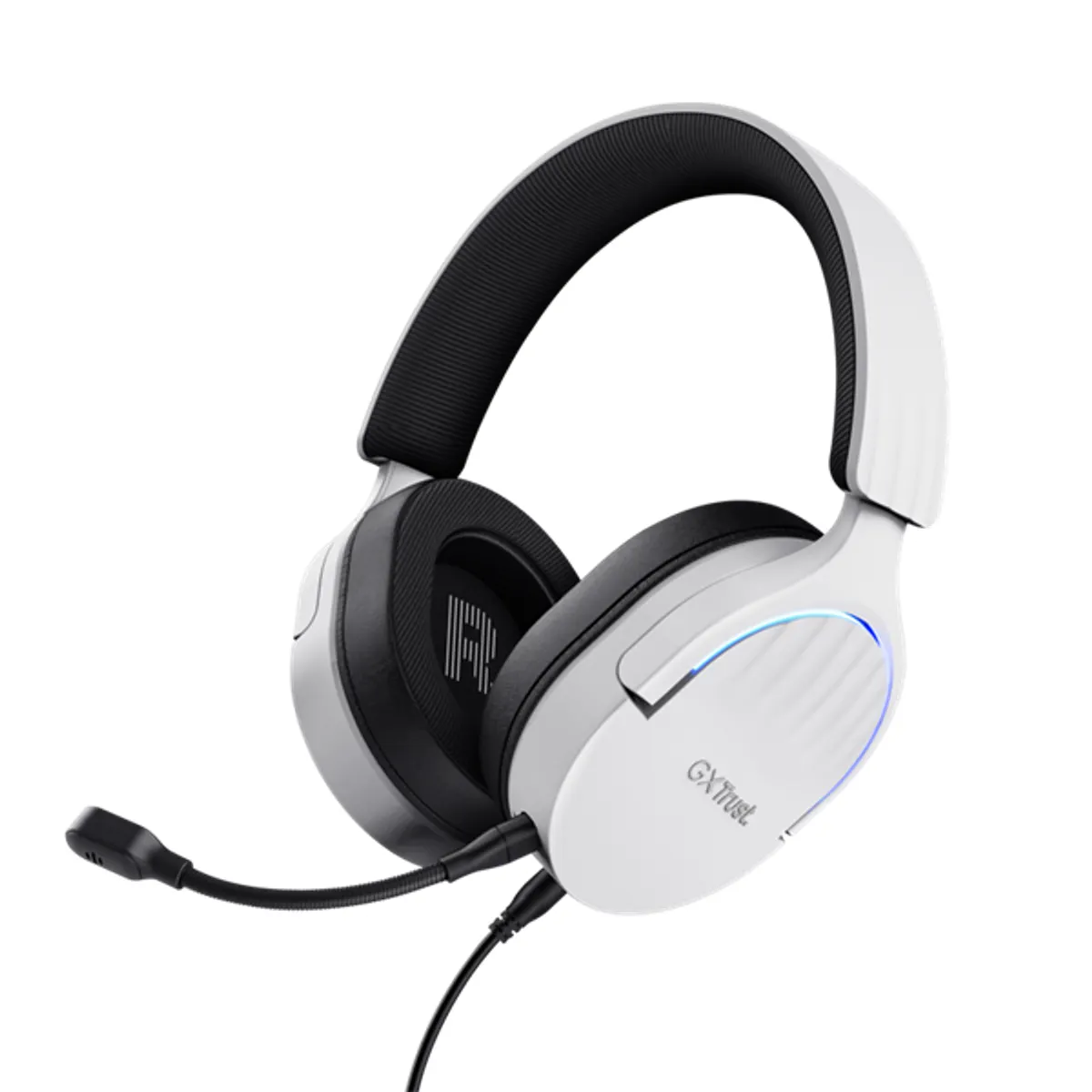 Trust 25302 GXT490 Fayzo 7.1 USB fejhallgató fehér-fekete #1