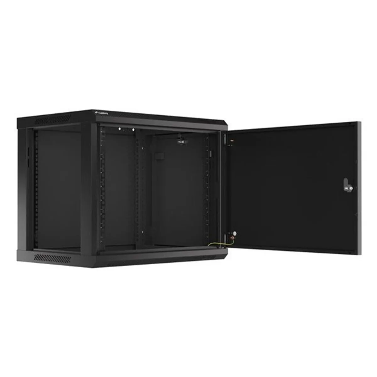 Lanberg WF01-6409-00B 9U 19" fali rack szekrény 600x450mm fekete #4