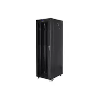 LANBERG FF01-8842-12BL szabadon álló rack 19" 42U 800x800 üvegajtós lcd fekete #3