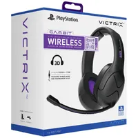 PDP 052-003-EU Victrix Gambit vezeték nélküli fejhallgató fekete-lila Bluetooth USB-C 3,5 mm PC PS4 PS5 kompatibilis #7