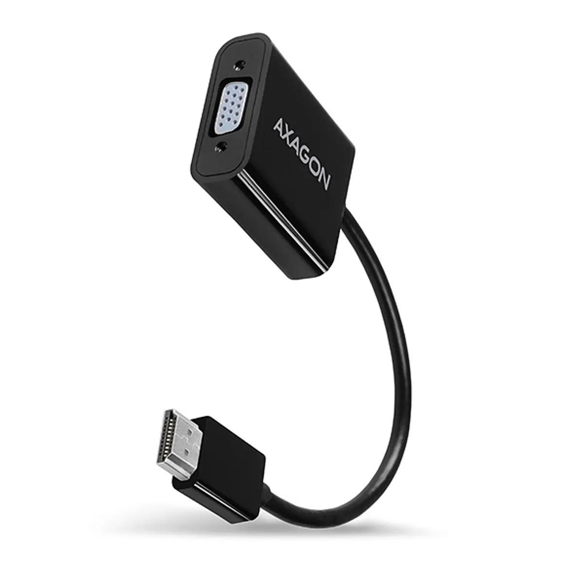 Axagon rvh-vgan hdmi - vga adapter fekete 15 cm dobozos #1