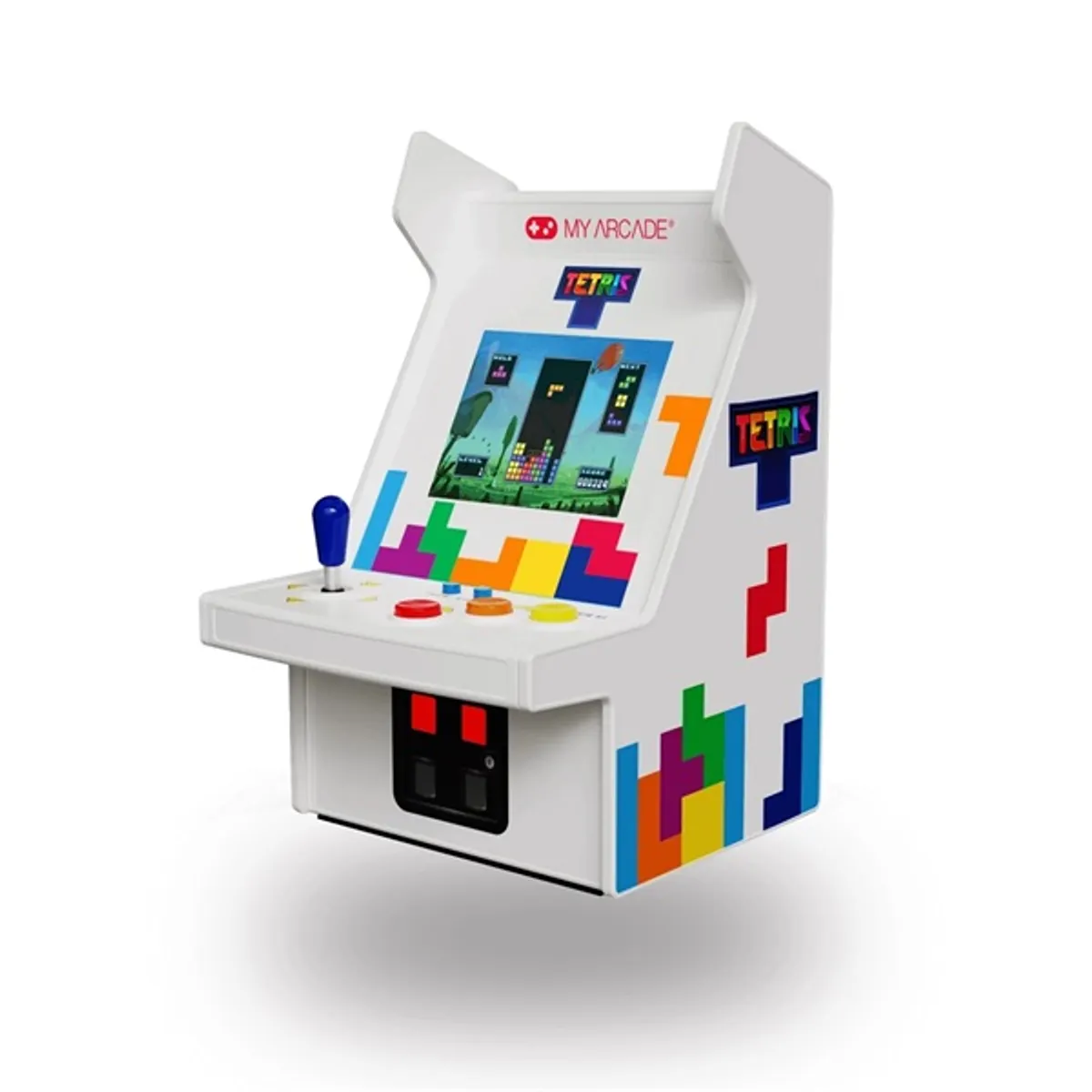 MY ARCADE DGUNL-7025 Tetris Micro Player Pro 2,75" kijelző, hordozható játékkonzol, fehér, többszínű #1