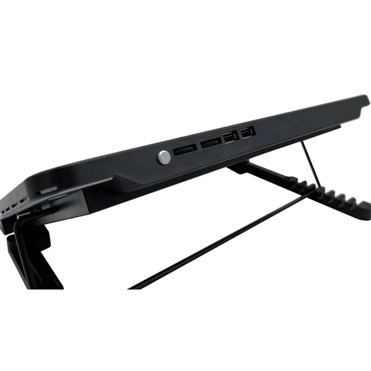 FROGGIEX FX-PC-P2-R HyperCooling Notebook hűtőpad 6 ventilátor USB hub RGB fekete 15.6" #4