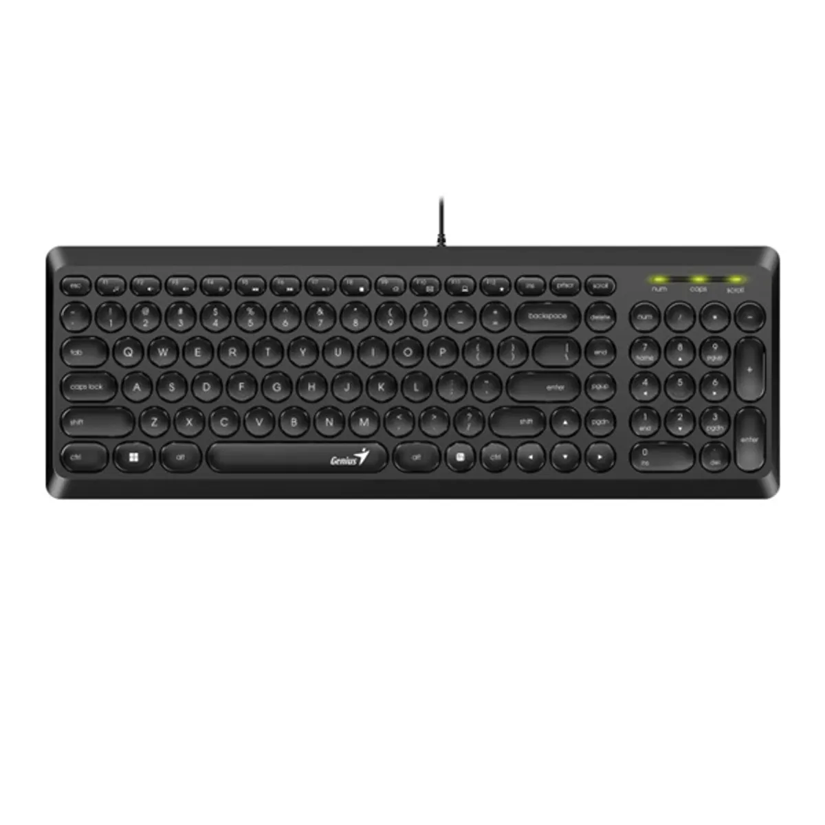 Genius 31310020404 SlimStar Q200 USB Vezetékes Magyar Numerikus billentyűzet Fekete #1