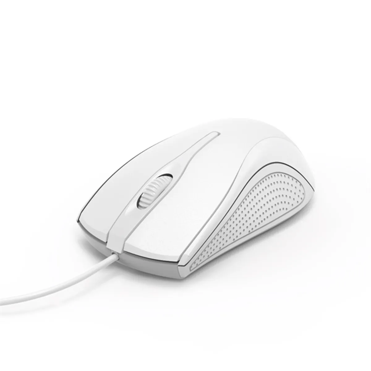 Hama 00182603 MC-200 Fehér USB optikai egér kétkezes 1200 dpi, 150 cm kábel, kétgombos görgővel #1