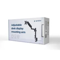 GEMBIRD MA-DA1P-01 állítható asztali monitor tartó kar 17"-32" 9 kg gázrugós, VESA 75x75 100x100 fekete #3