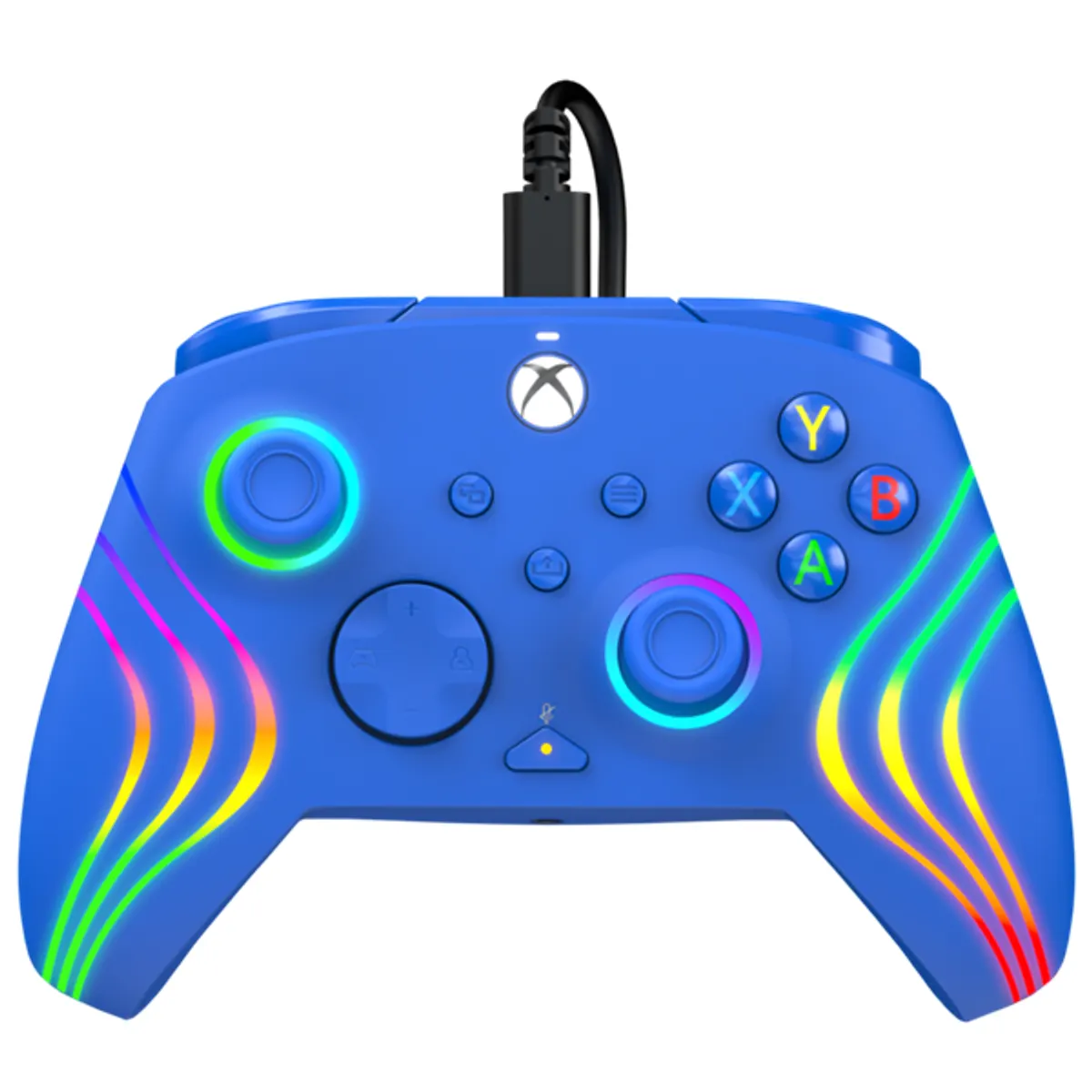 PDP 049-024-BL Afterglow Wave kontroller kék 11 gombos vezetékes 300 cm USB-C PC Xbox One Series #1