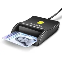 AXAGON CRE-SM3N Smart Card FlatReader USB 2.0