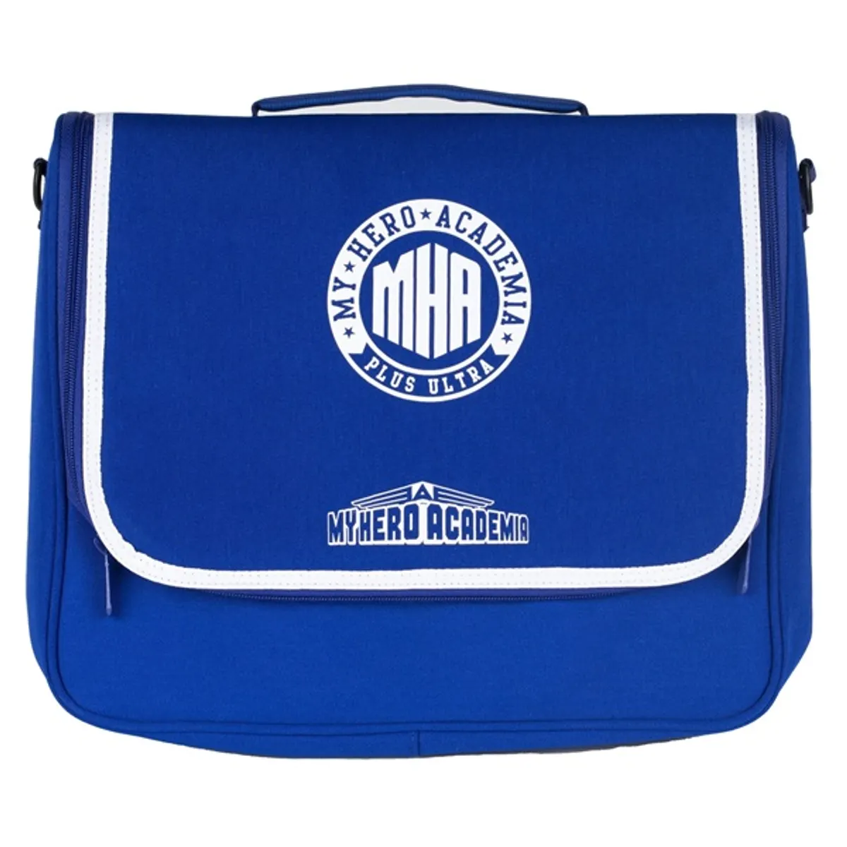 KONIX KX-MHA-MSNBAG My Hero Academia oldaltáska kék-fehér poliészter cipzár 405x360x90 mm #5