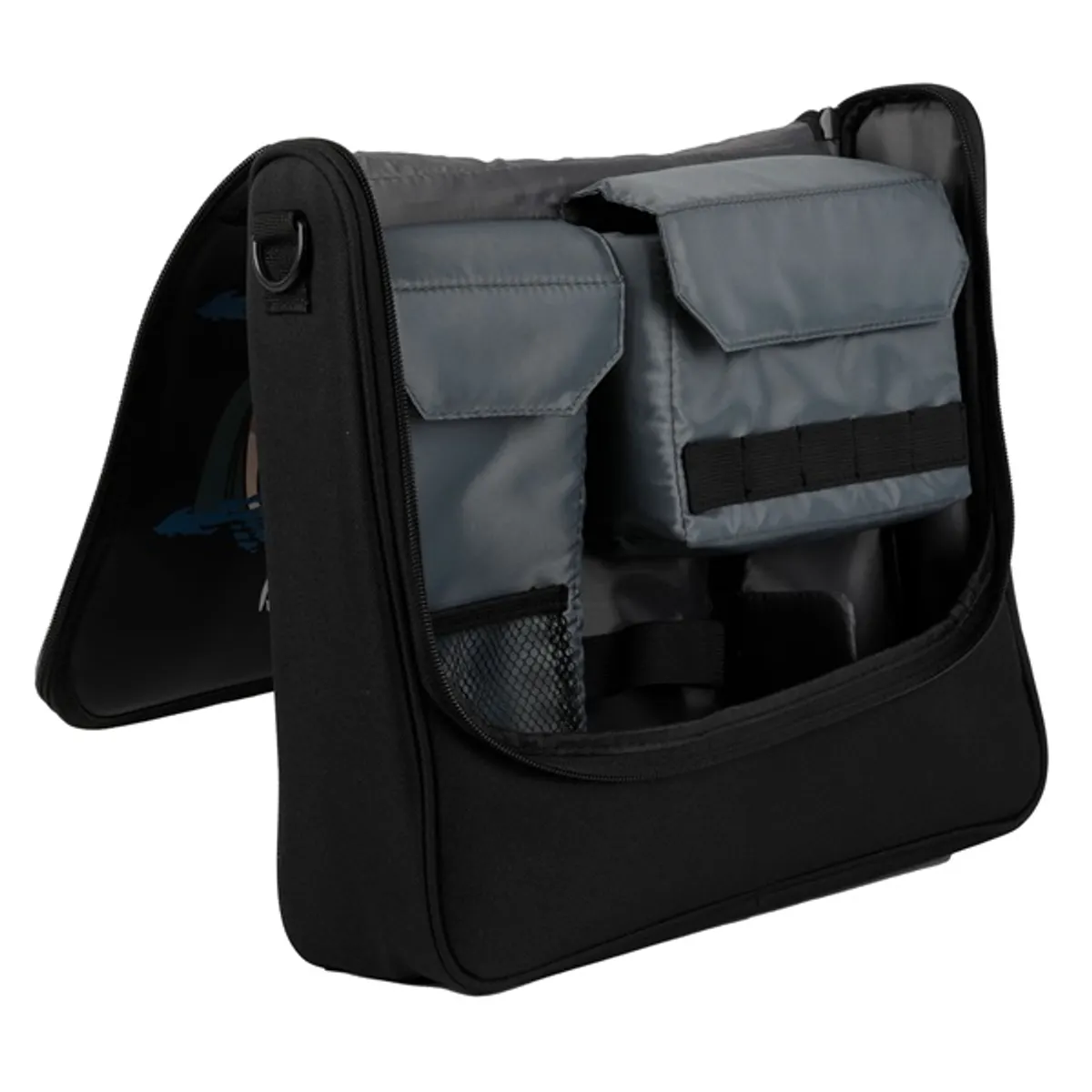 Konix KX-NAR-MSNBAG-OR Naruto oldaltáska fekete 405x360x90 mm Nintendo Switch OLED-kompatibilis #6