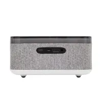HOME LTCR06 multimédia lejátszó ébresztőórával qi töltés bluetooth TWS 2x5 W FM rádió USB beépített akkumulátor hordozható LED kijelző #3