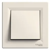 Schneider EPH0200123 Asfora rugós bekötésű bézs kétpólusú kapcsoló