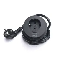 TOO GPS-201-1B süllyesztett hálózati elosztó schuko usb-a 5v 2.4a fekete 1.8 m #3