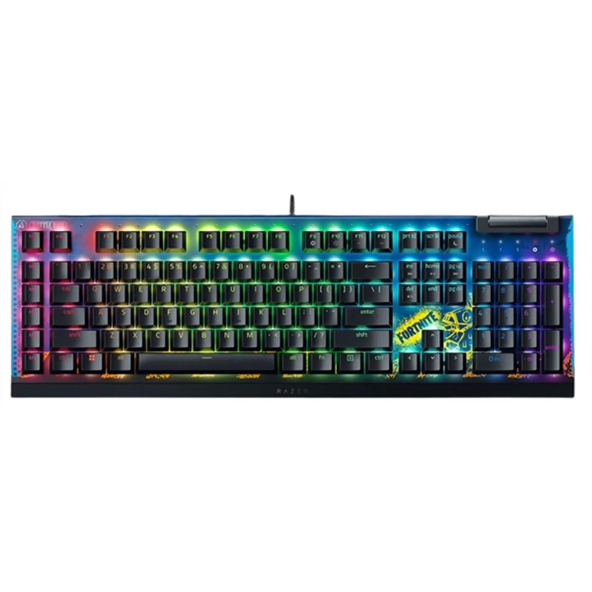 Razer RZ03-04703600-R3M1 BlackWidow V4 X Razer Yellow kapcsoló RGB USB 180 cm numerikus billentyűzet #3