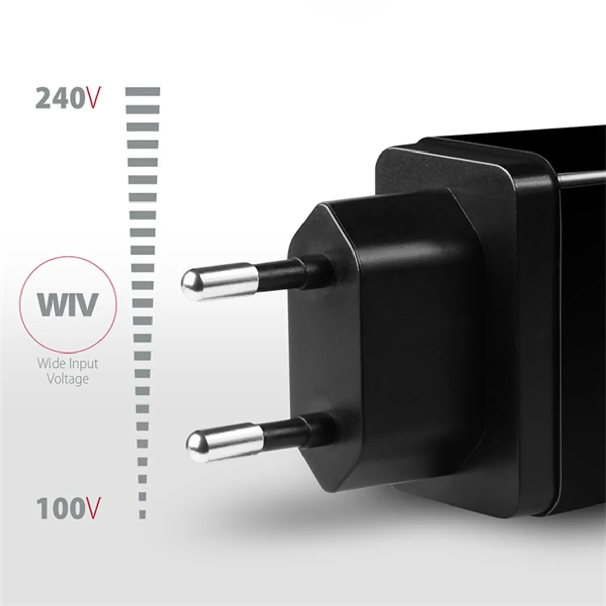 AXAGON ACU-QS24 QC3.0 5V-1.2A univerzális töltő 24W, 2x USB-A #3