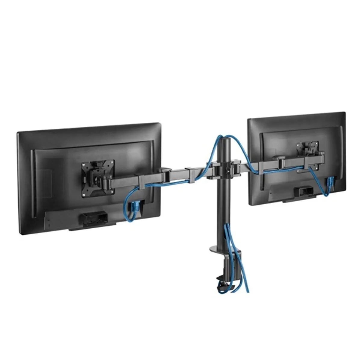 Hama 00118494 Monitorkar dupla full motion fekete 2x35" 75x75 100x100 magasságállítás 40 cm-ig #4