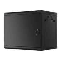 Lanberg WF01-6409-00B 9U 19" fali rack szekrény 600x450mm fekete #3