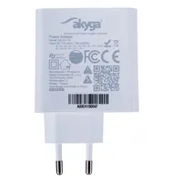 AKYGA AK-CH-15 Univerzális töltő USB-A és USB-C PD QC3.0 65W Fehér #8