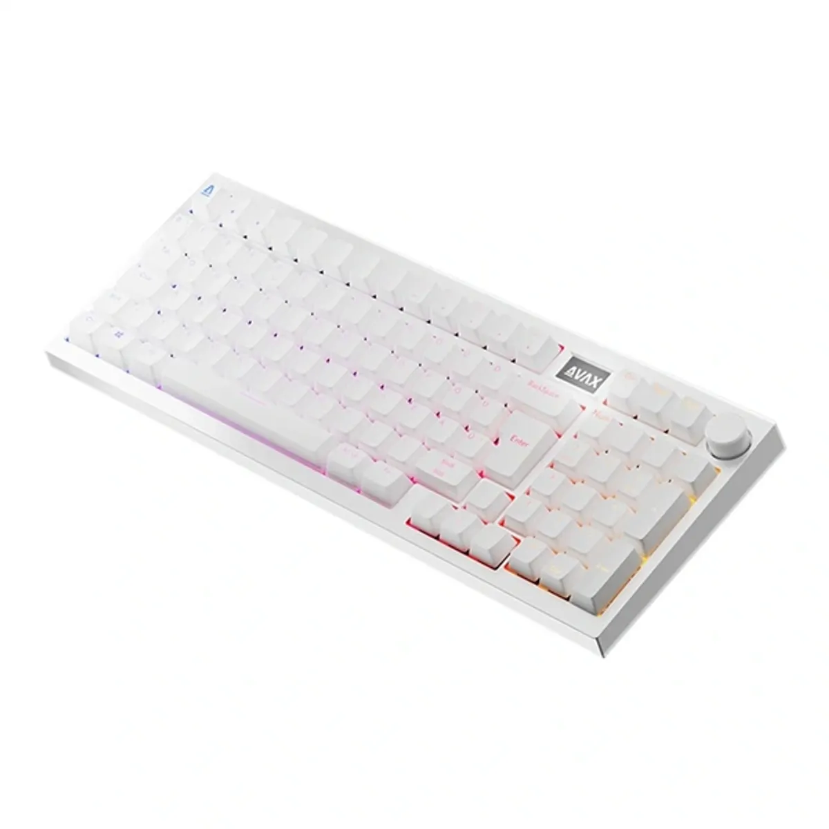AVAX AVAX_GM03Y_PRO_WHITE GM03Y Pro fehér magyar kiosztás, mechanikus, Gateron Yellow, RGB, numerikus billentyűzet, tri-mode #1