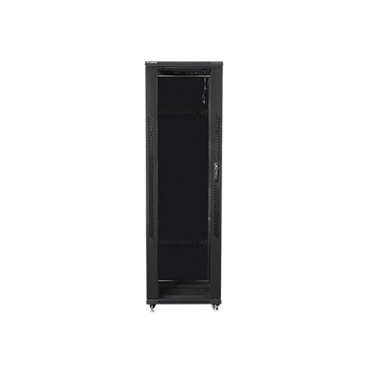 Lanberg FF01-6642-12B 42U 19" 600x600 fekete üvegajtós #1
