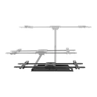 STELL 35057263 SHO 5620 Fali konzol 32"-70" VESA 200x100-600x400 45 kg forgatható 90 dőlés 15 csavaros rögzítés acél fekete kábelrendező #4